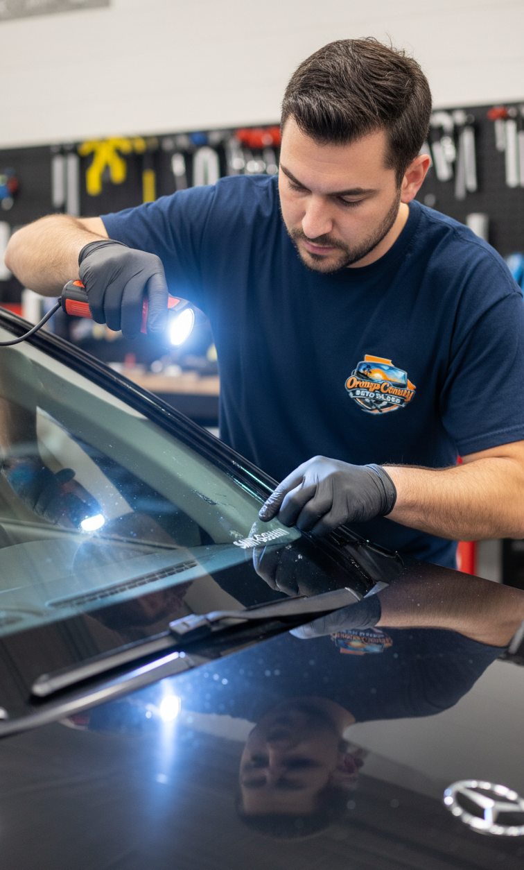 Windshield Chip and Crack Repair Fullerton CA